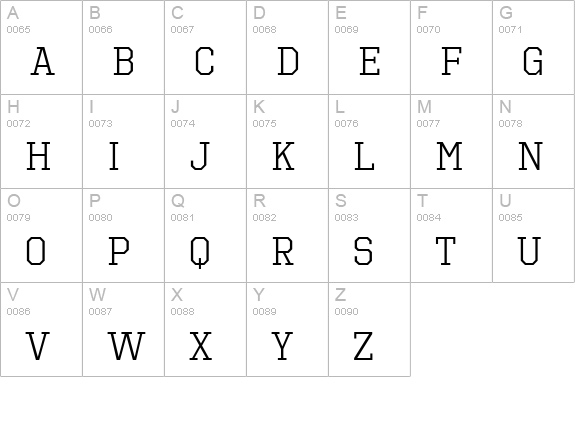 Octin Sports Bk uppercase A-Z preview