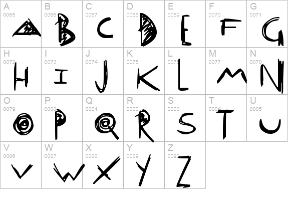 Off Kilter
 uppercase A-Z preview