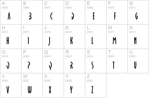 OklahomaSoft-Open uppercase A-Z preview