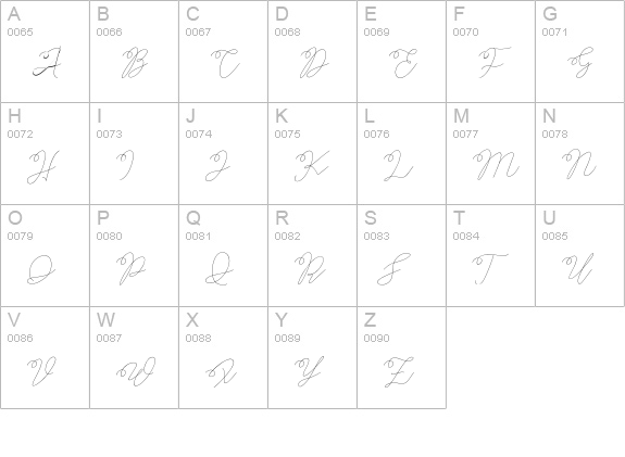 Olders Historica uppercase A-Z preview