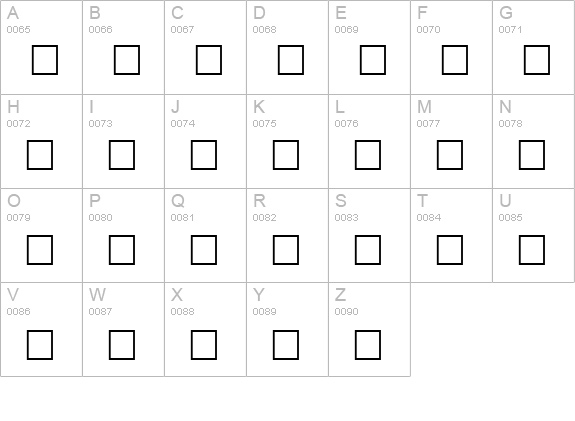 OLIVEOIL Regular uppercase A-Z preview