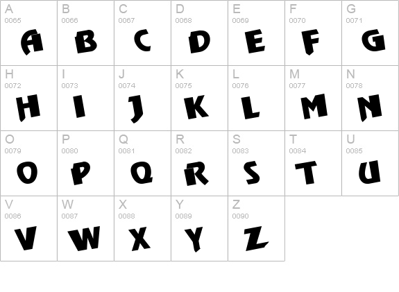 OMEGA Boldo Rocko uppercase A-Z preview