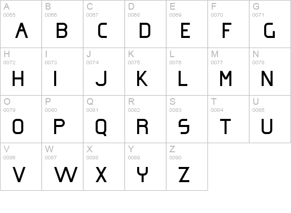Omicron Zeta uppercase A-Z preview