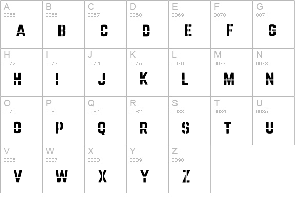 OMNI CALLIGRAPH REGULAR uppercase A-Z preview