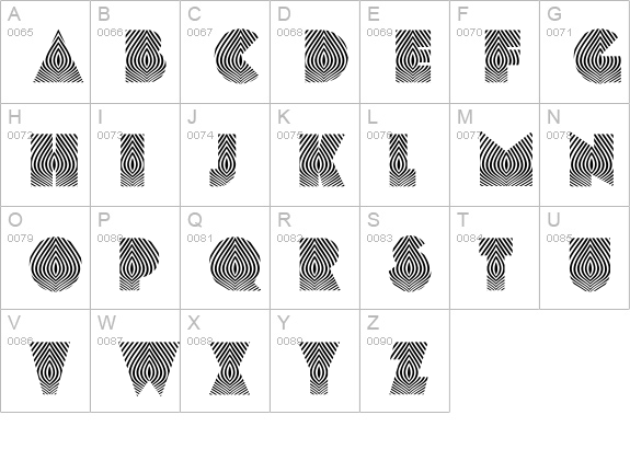 Onion uppercase A-Z preview