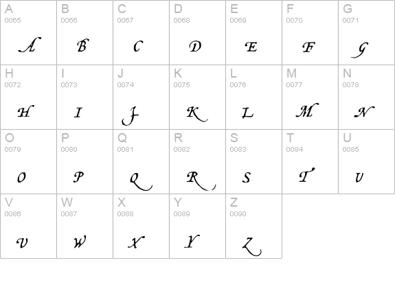 OpsmarcktAlternative uppercase A-Z preview