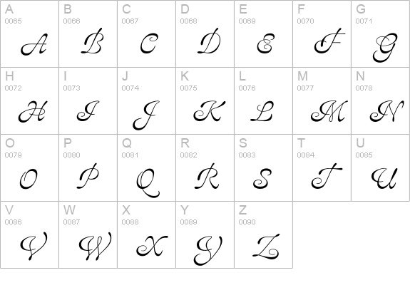 OPTIAjax uppercase A-Z preview