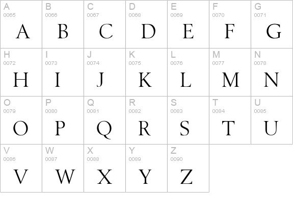 OPTIBerling-Agency uppercase A-Z preview