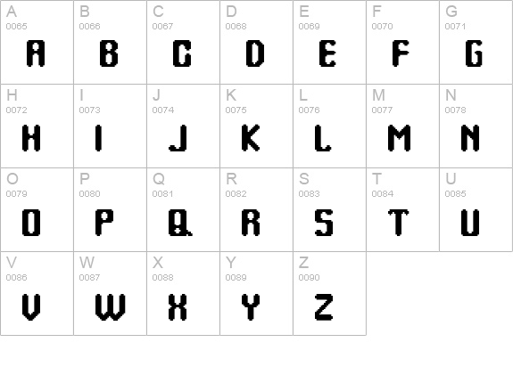 orange phone uppercase A-Z preview