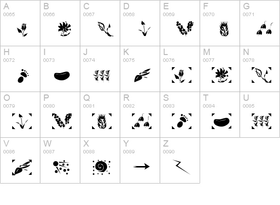 Oregondin Plain uppercase A-Z preview