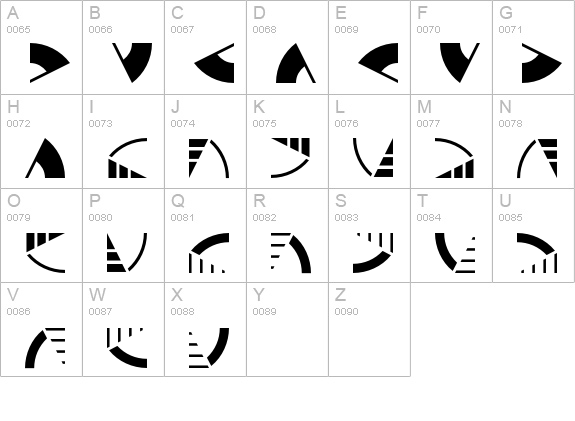 OrnamentsCity uppercase A-Z preview
