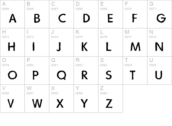 OrnitonsAntique-Regular uppercase A-Z preview