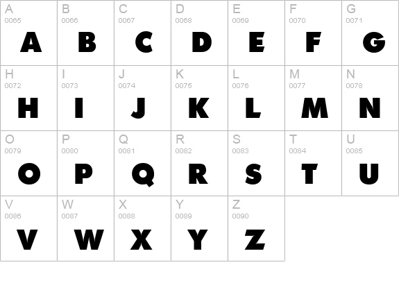 OrnitonsSerial-Heavy-Regular uppercase A-Z preview