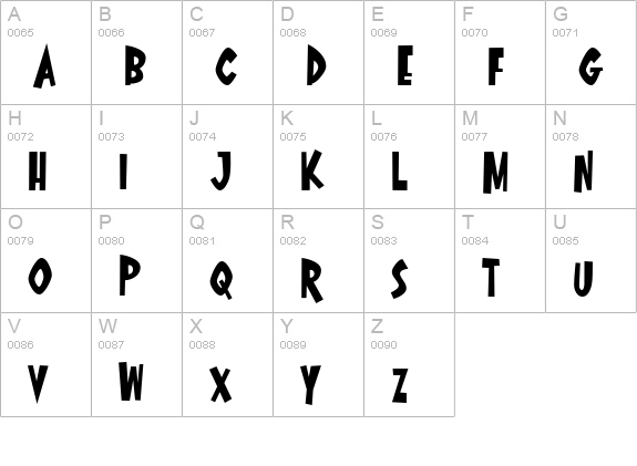 Oyster Bar BTN Bold uppercase A-Z preview