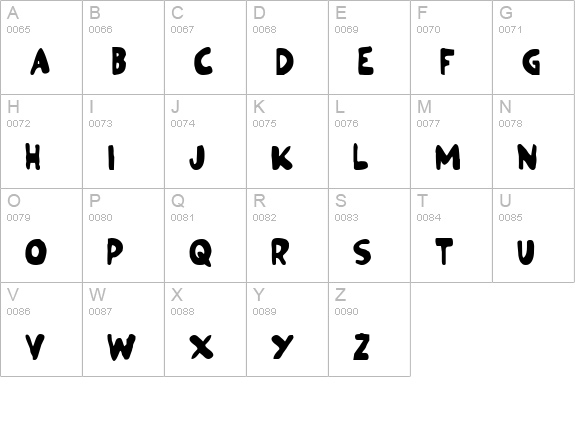 Ozymandias Bold uppercase A-Z preview