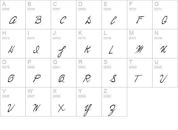 P22 Hopper Edward uppercase A-Z preview