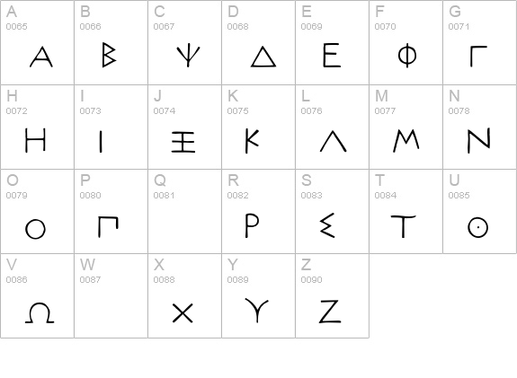P22AcropolisThen uppercase A-Z preview