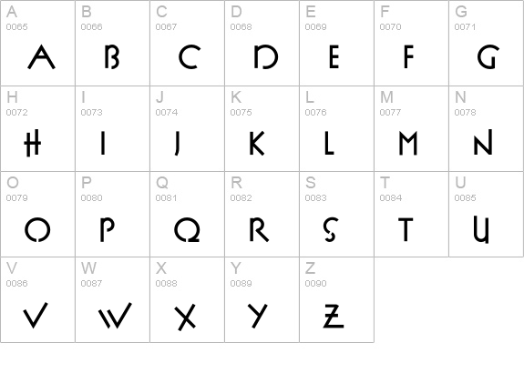 P22FLLWExhibition-Bold uppercase A-Z preview