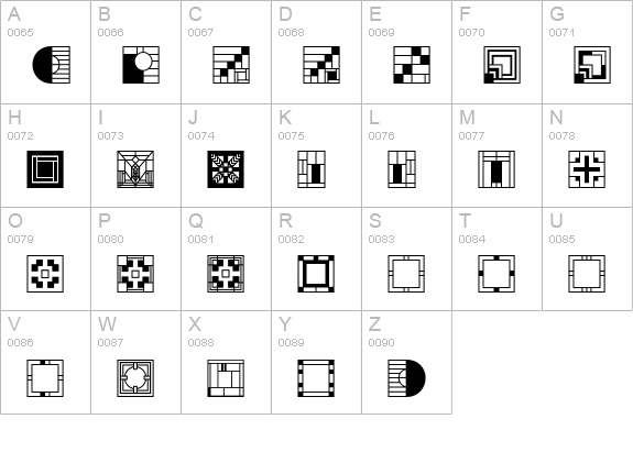 P22FLLWExhibition-Extras uppercase A-Z preview
