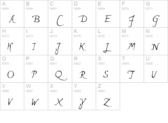 P22MichelangeloRegular uppercase A-Z preview