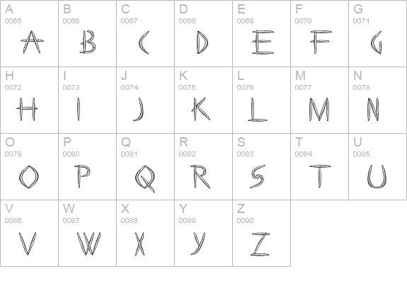Paint Boy uppercase A-Z preview