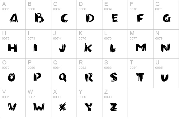 Paintbrush
 New uppercase A-Z preview