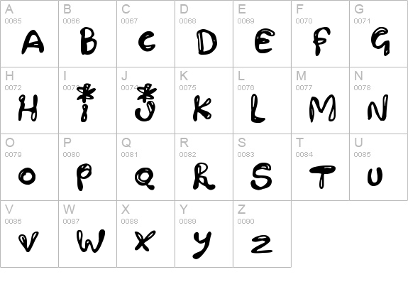Paintling
 uppercase A-Z preview