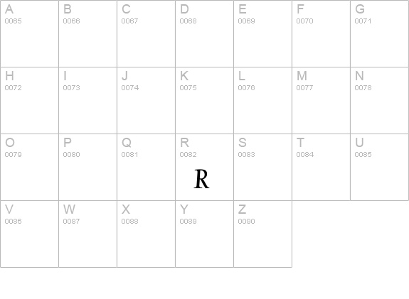 Pan DaMa Expert Italic uppercase A-Z preview