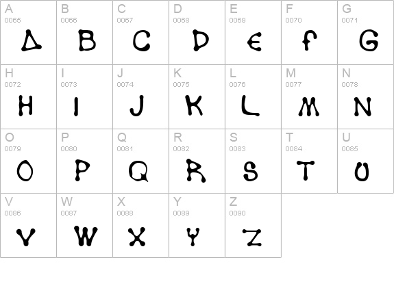 Panama Normal uppercase A-Z preview