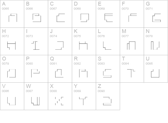 Paper Cube uppercase A-Z preview