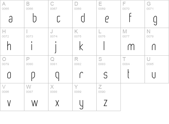Paperclip Medium uppercase A-Z preview