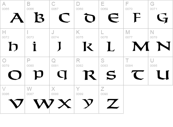 ParaketteScapsSSK Bold uppercase A-Z preview