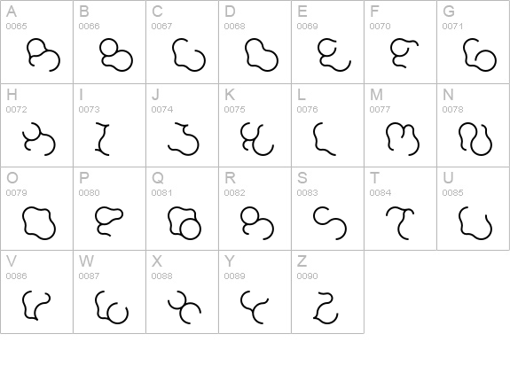Paresser-ExtraLight uppercase A-Z preview