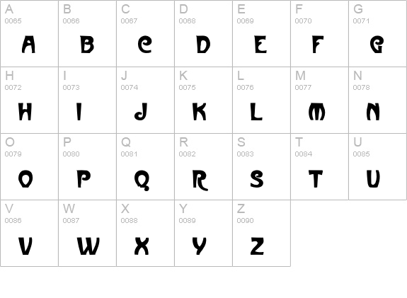 ParisMetroCaps uppercase A-Z preview