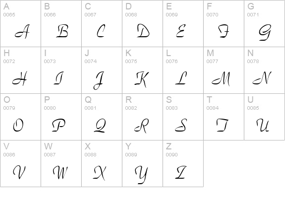 ParkplaceNarrow Regular uppercase A-Z preview