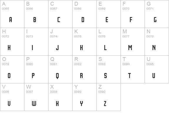 Party Lights [WLM] Regular uppercase A-Z preview
