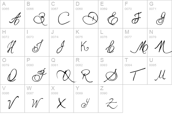 Paulinho Pedra Azul Normal uppercase A-Z preview