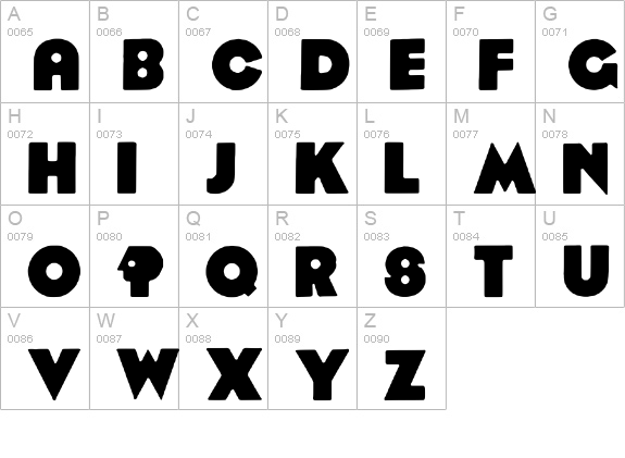 Pbs logo uppercase A-Z preview