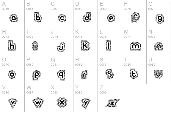 Peaches N Cream uppercase A-Z preview