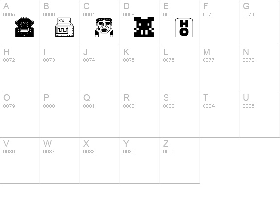 PEECOL-Test uppercase A-Z preview