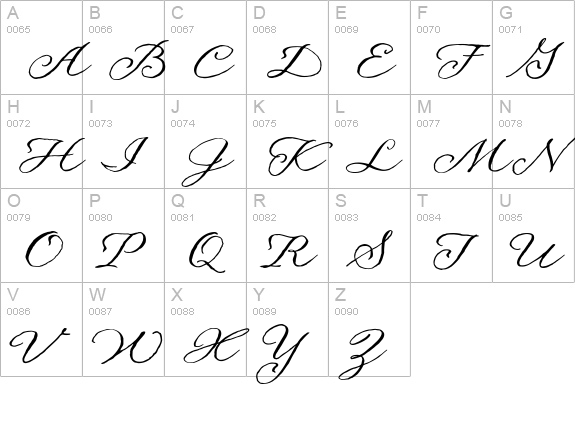 PegsannaHMK uppercase A-Z preview