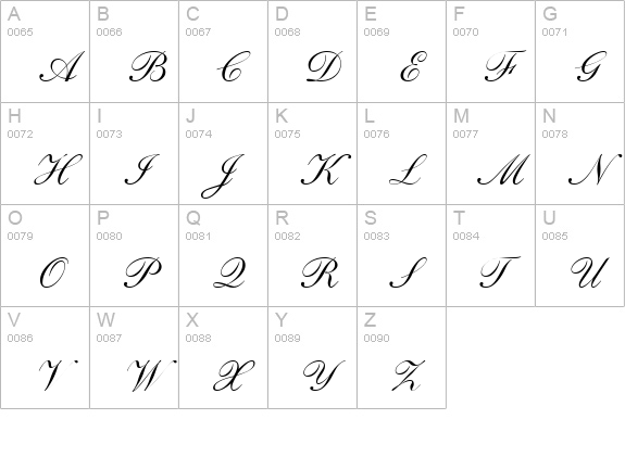 Pen Tweaks Two SSi uppercase A-Z preview