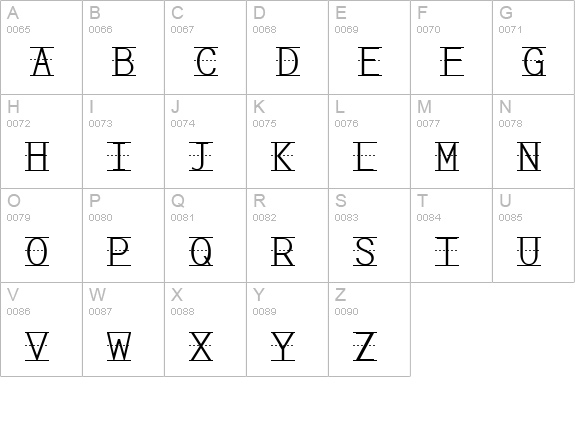 Penmanship Print uppercase A-Z preview