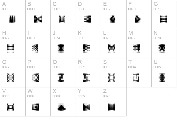 Peppered BTN Ornaments uppercase A-Z preview