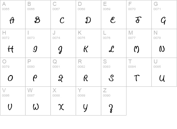 Peterbuilt uppercase A-Z preview