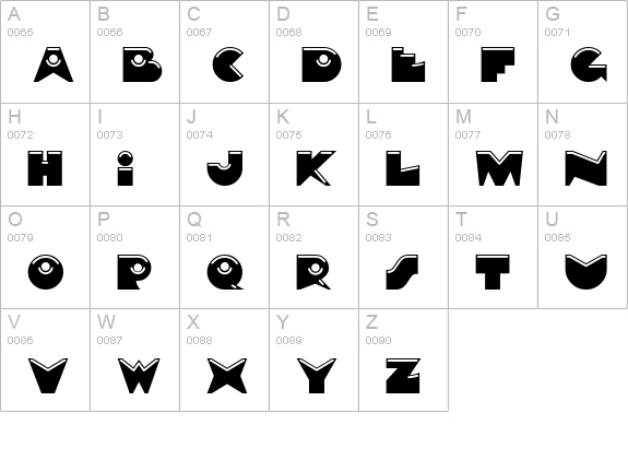 Petre Devos NF uppercase A-Z preview