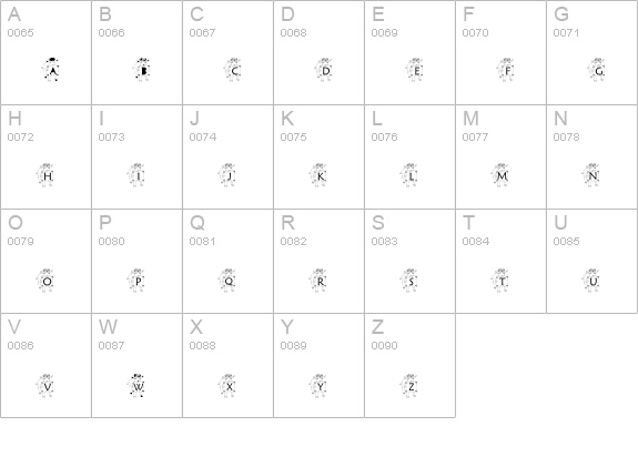 pf_lamb1 uppercase A-Z preview