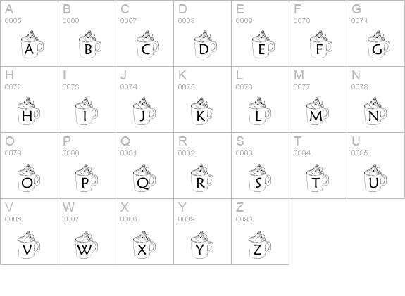 pf_mouse_cup1 uppercase A-Z preview
