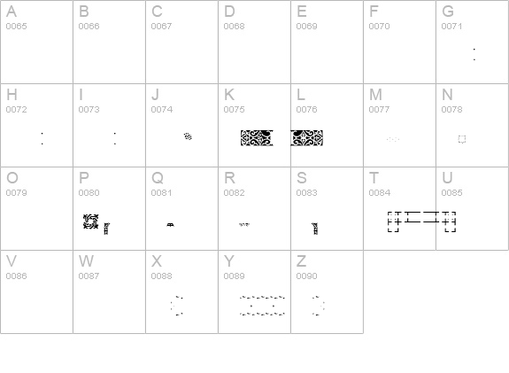 PFOrnmTreasures2-Layer5 uppercase A-Z preview
