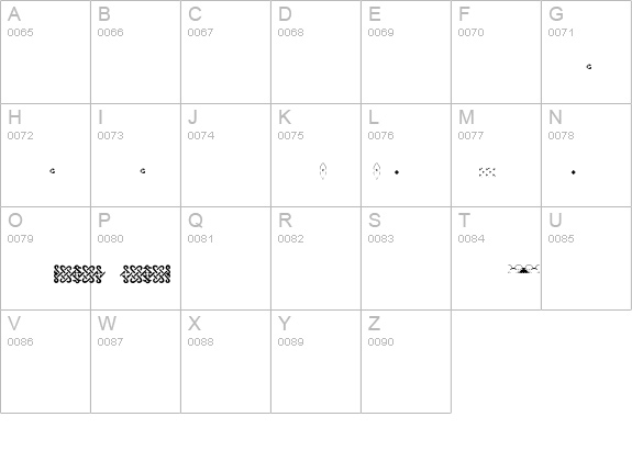 PFOrnmTreasures2-Layer6 uppercase A-Z preview